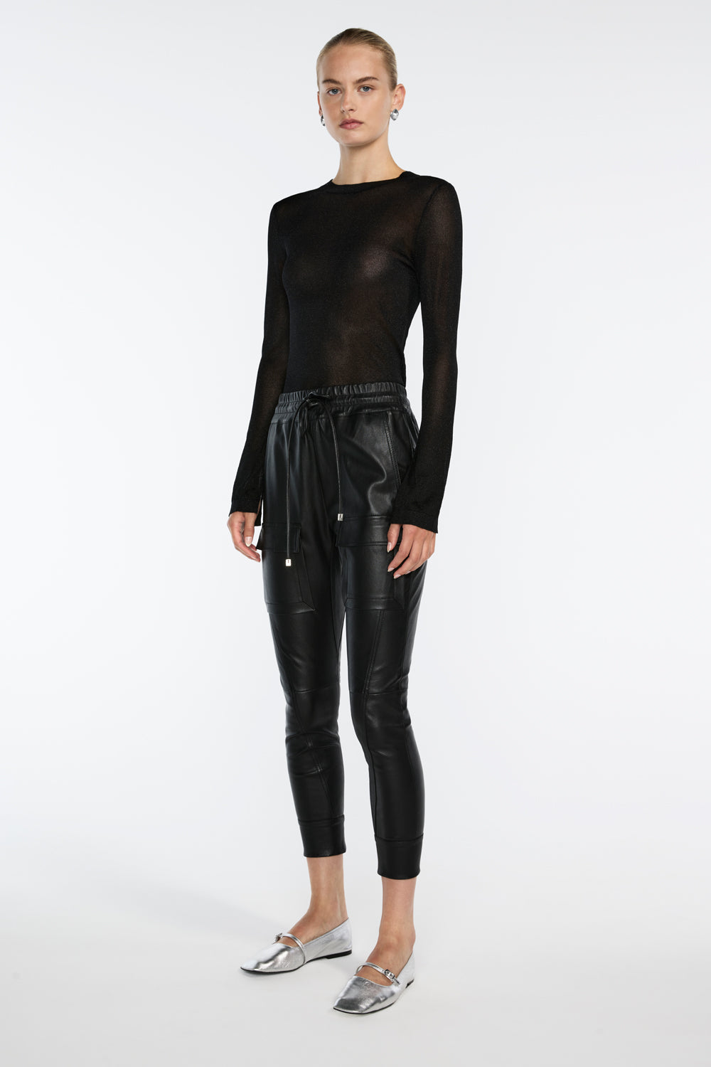 Open Season Stretch Leather Pant