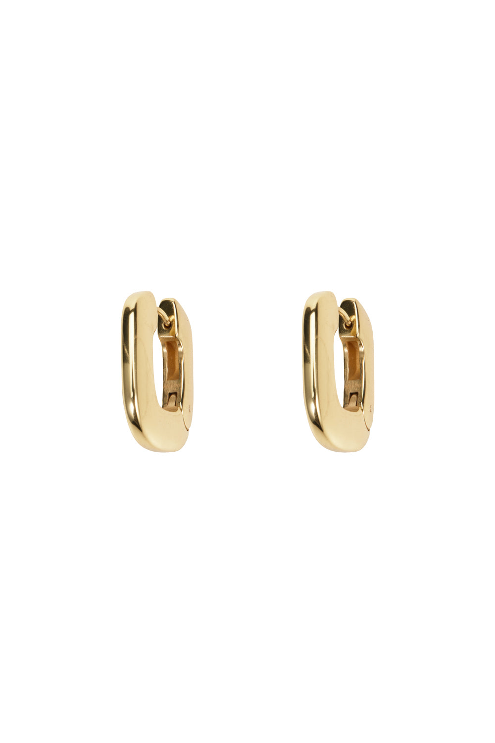 Medium Rectangular Hoop Earrings