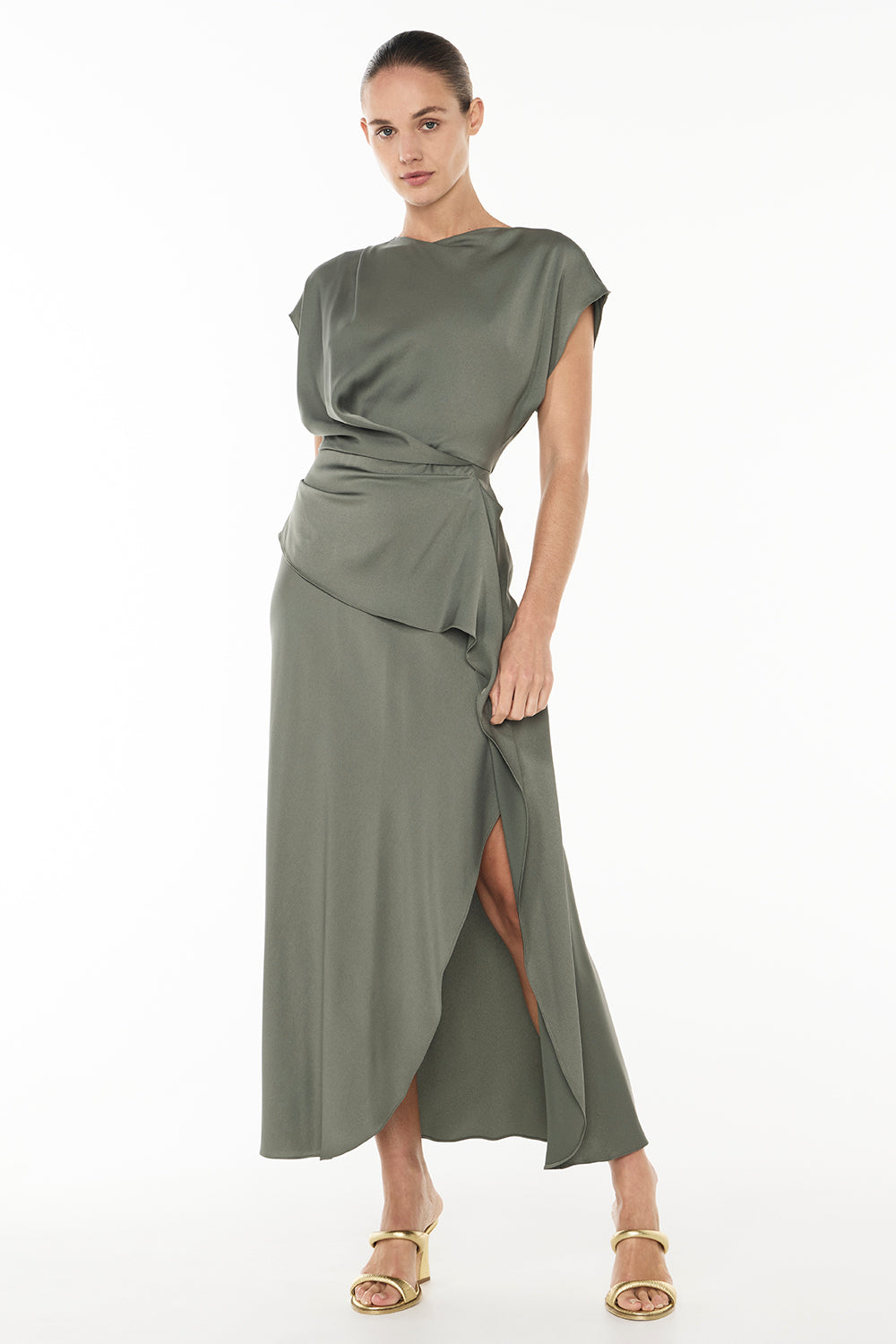 Fluid Notion Drape Dress