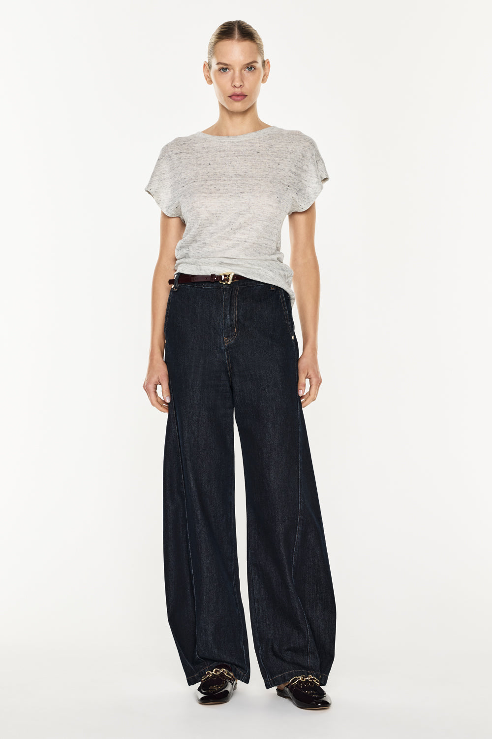 Cloudy Melange Top