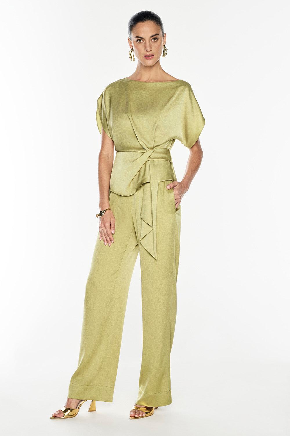 Glossed Over Drape Top