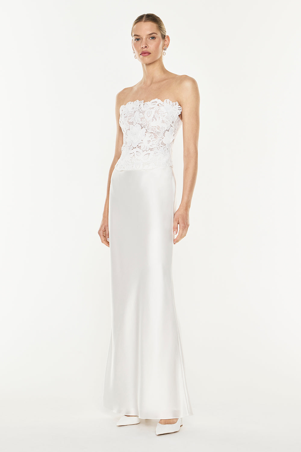 Luminous Bias Maxi Skirt
