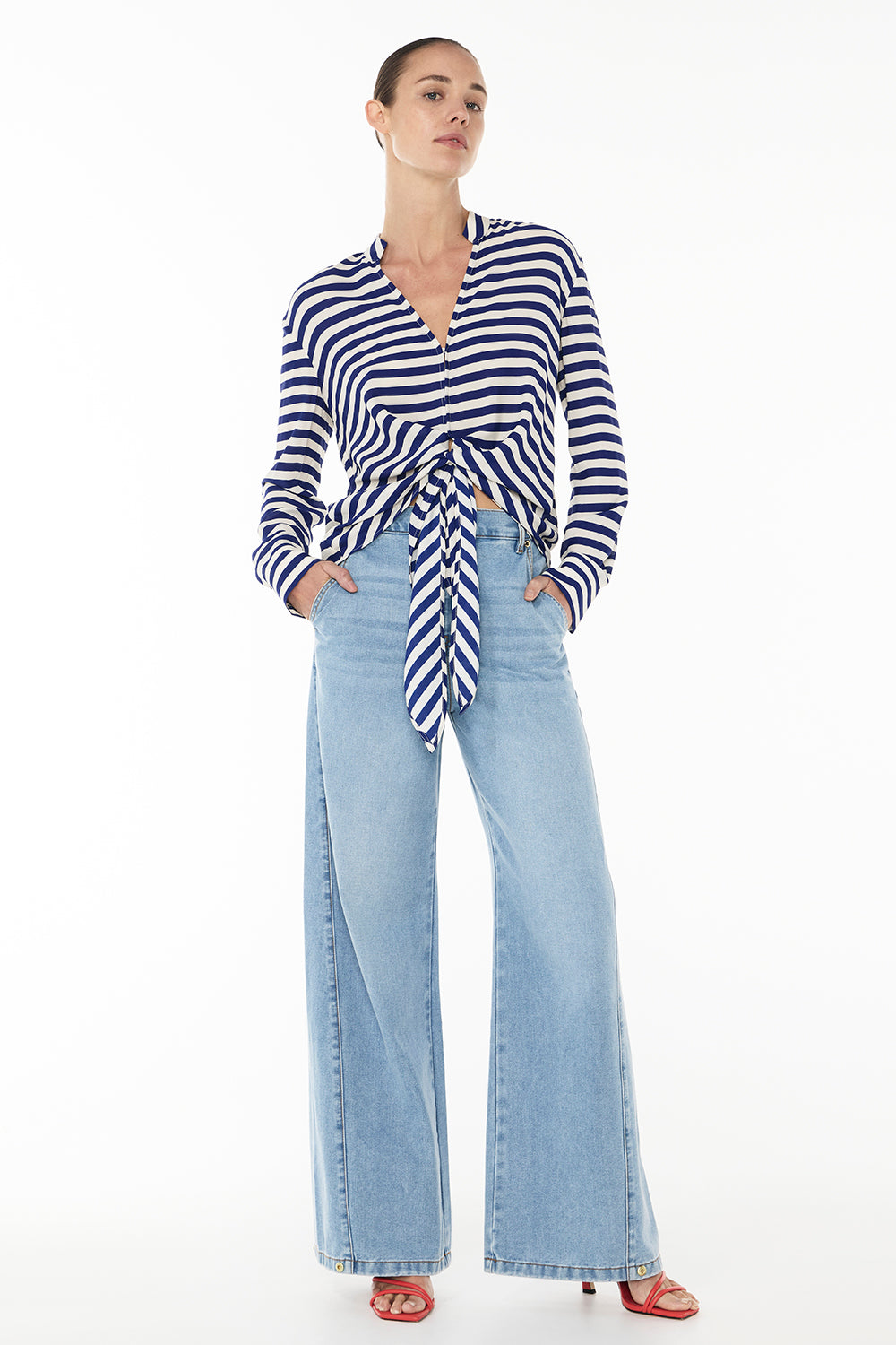 Riviera Stripe Blouse