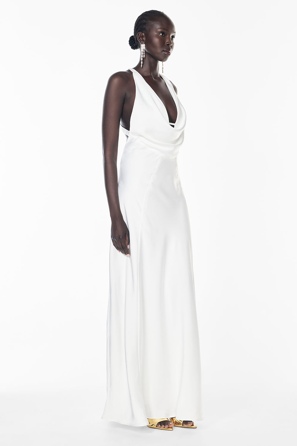 Charmed Cowl Slip Dress