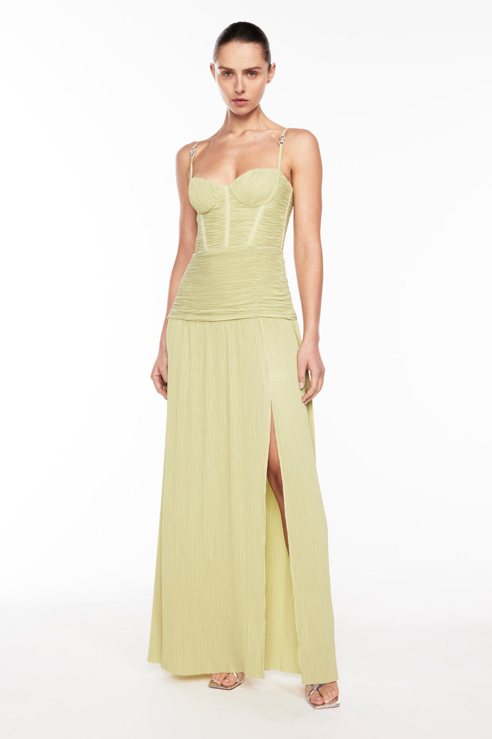 Double Time Pleat Dress
