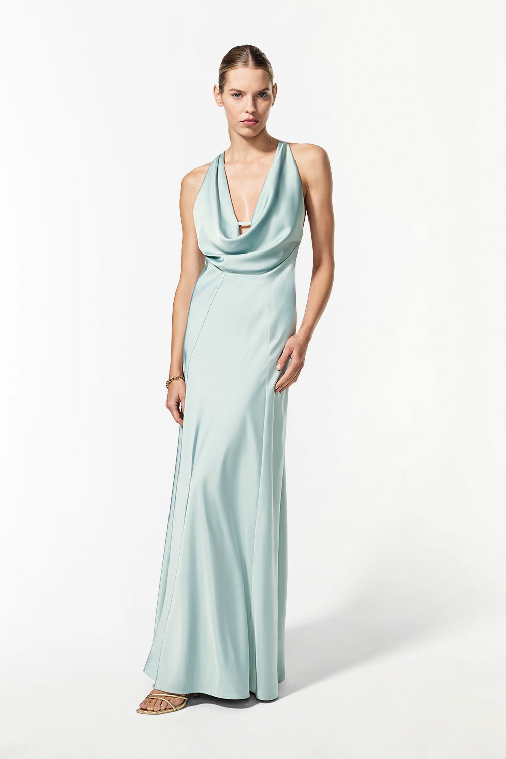 Charmed Cowl Slip Dress