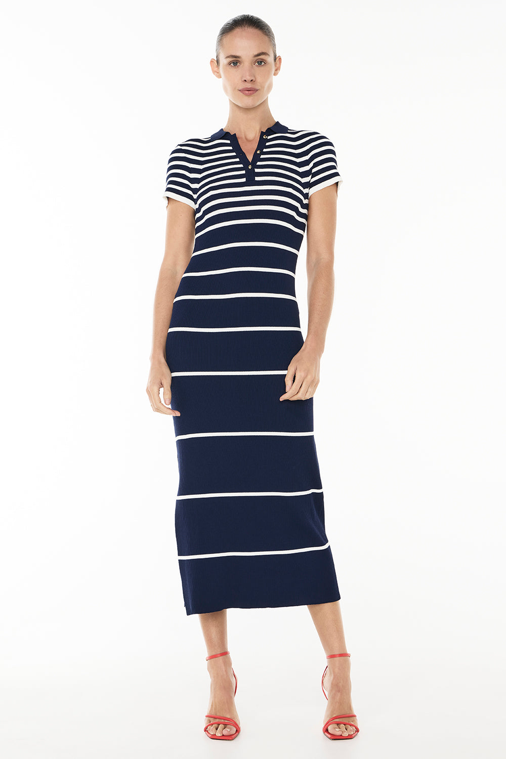 Sea & Shore Knit Polo Dress