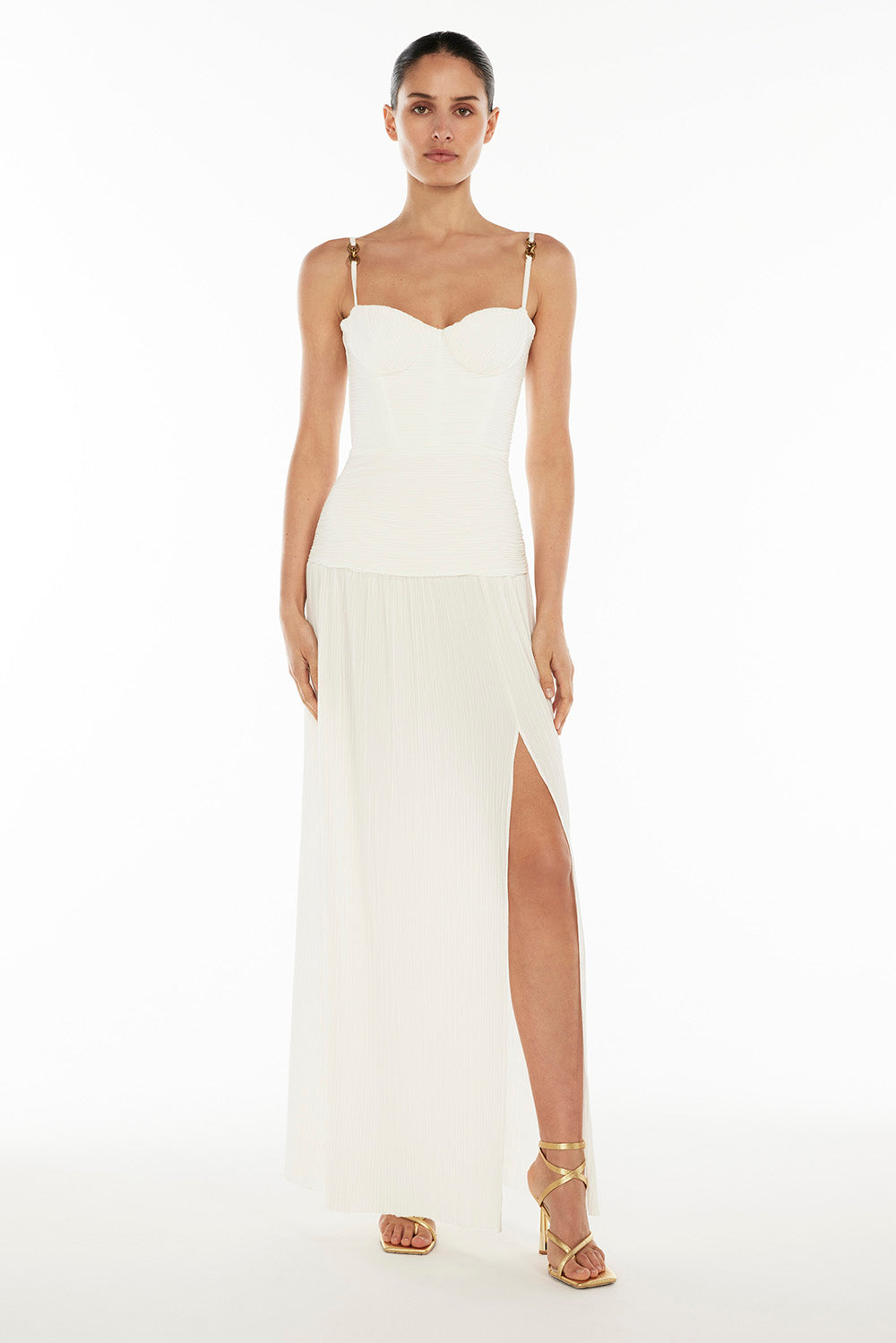 Double Time Pleat Dress