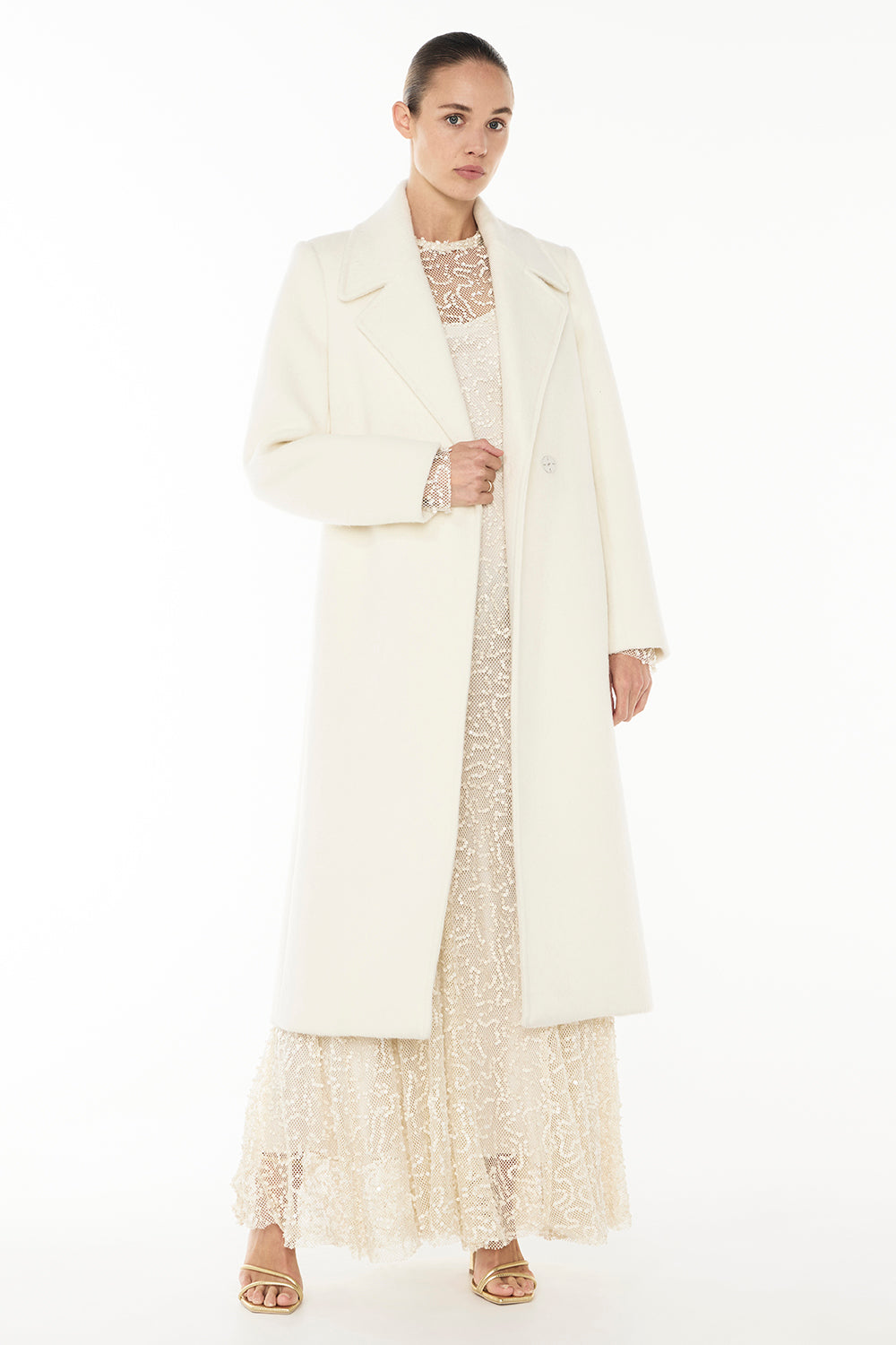 Opera Buff Long Sleeve Dress