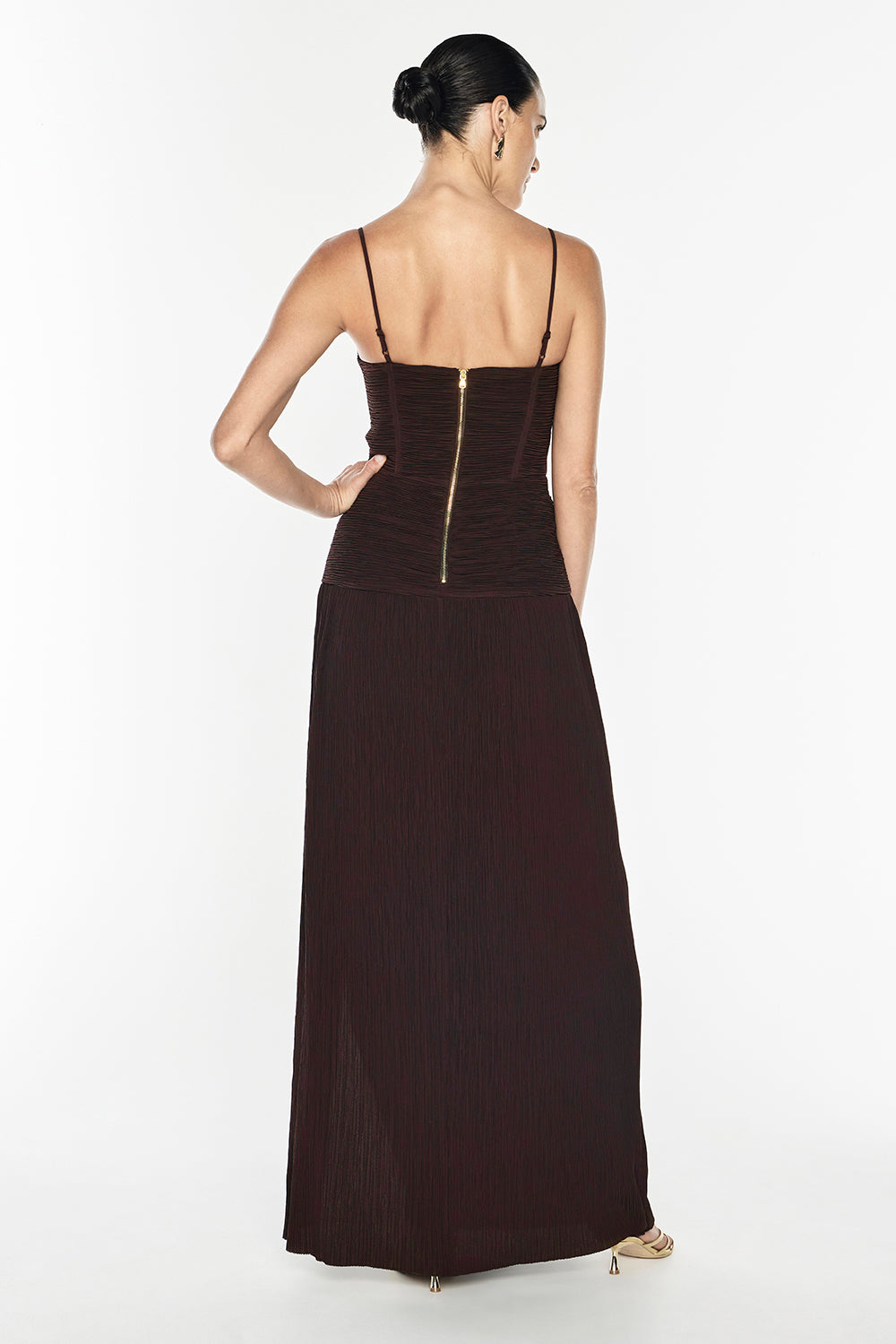 Double Time Pleat Dress