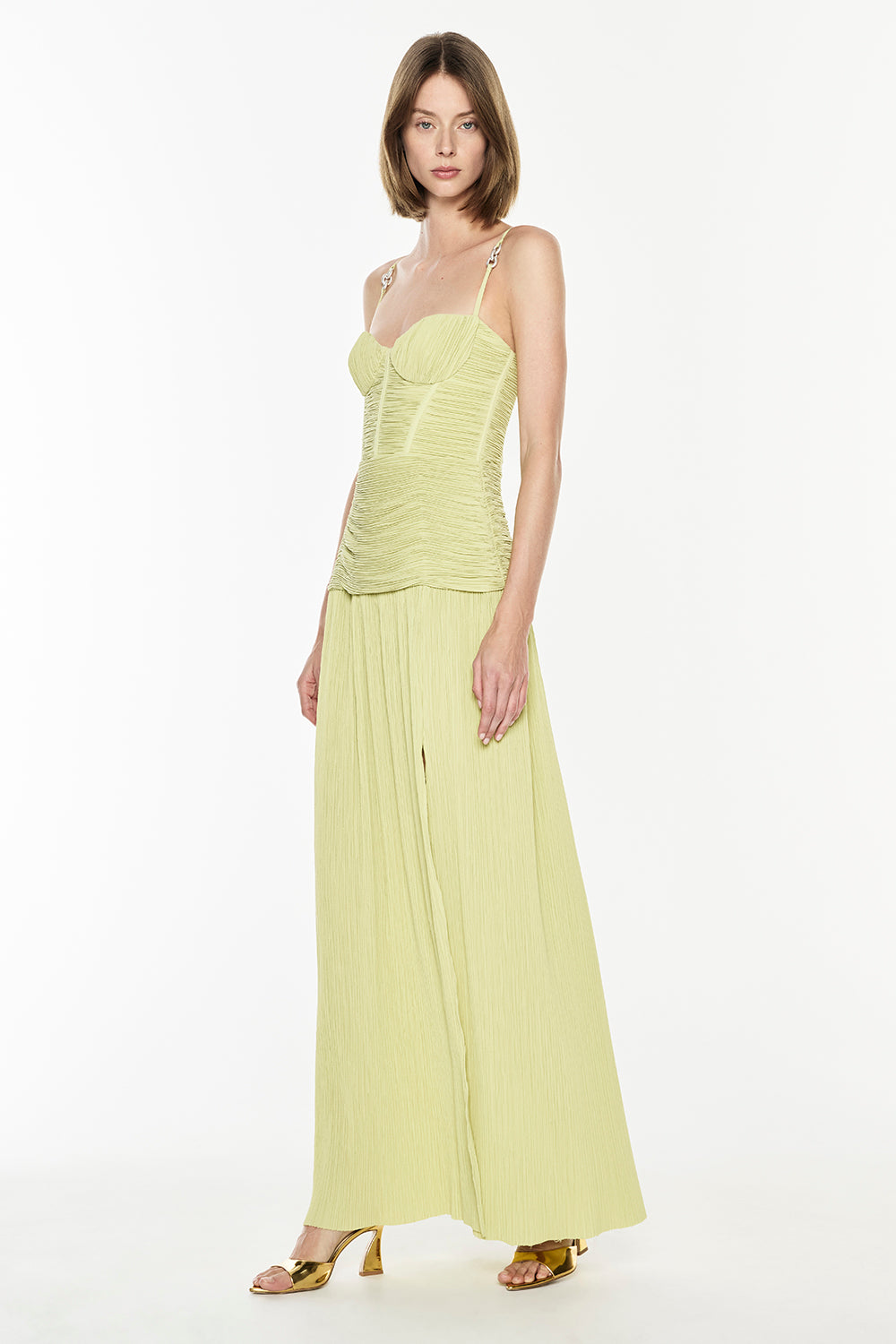 Double Time Pleat Dress