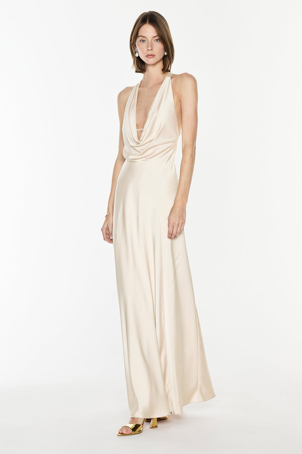 Charmed Cowl Slip Dress