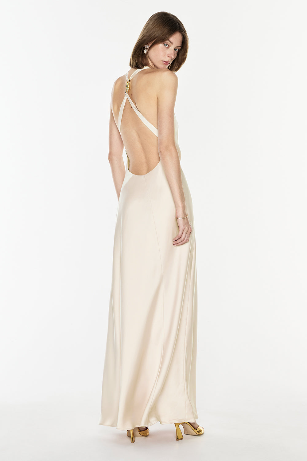 Charmed Cowl Slip Dress