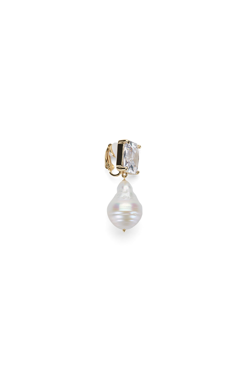 Diamante Pearl Small Earrings