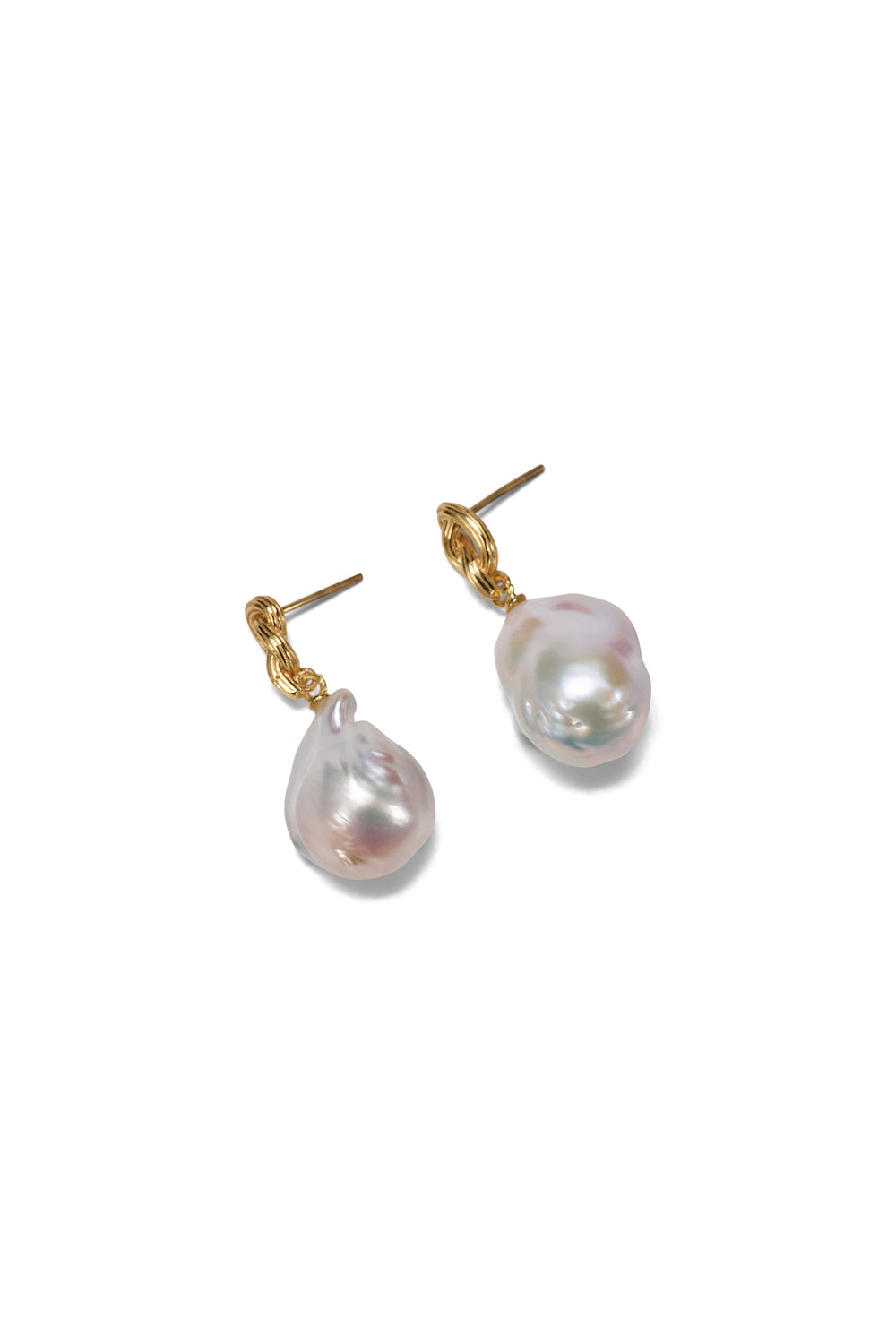 Freshwater Pearl Knot Earring