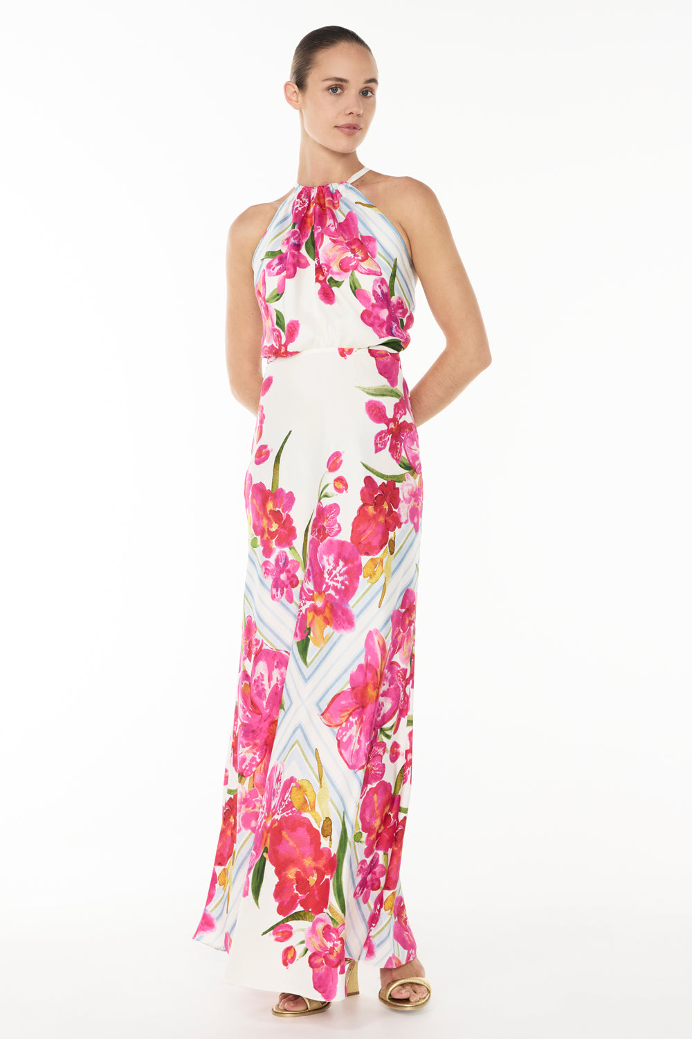 Take Me There Halter Dress
