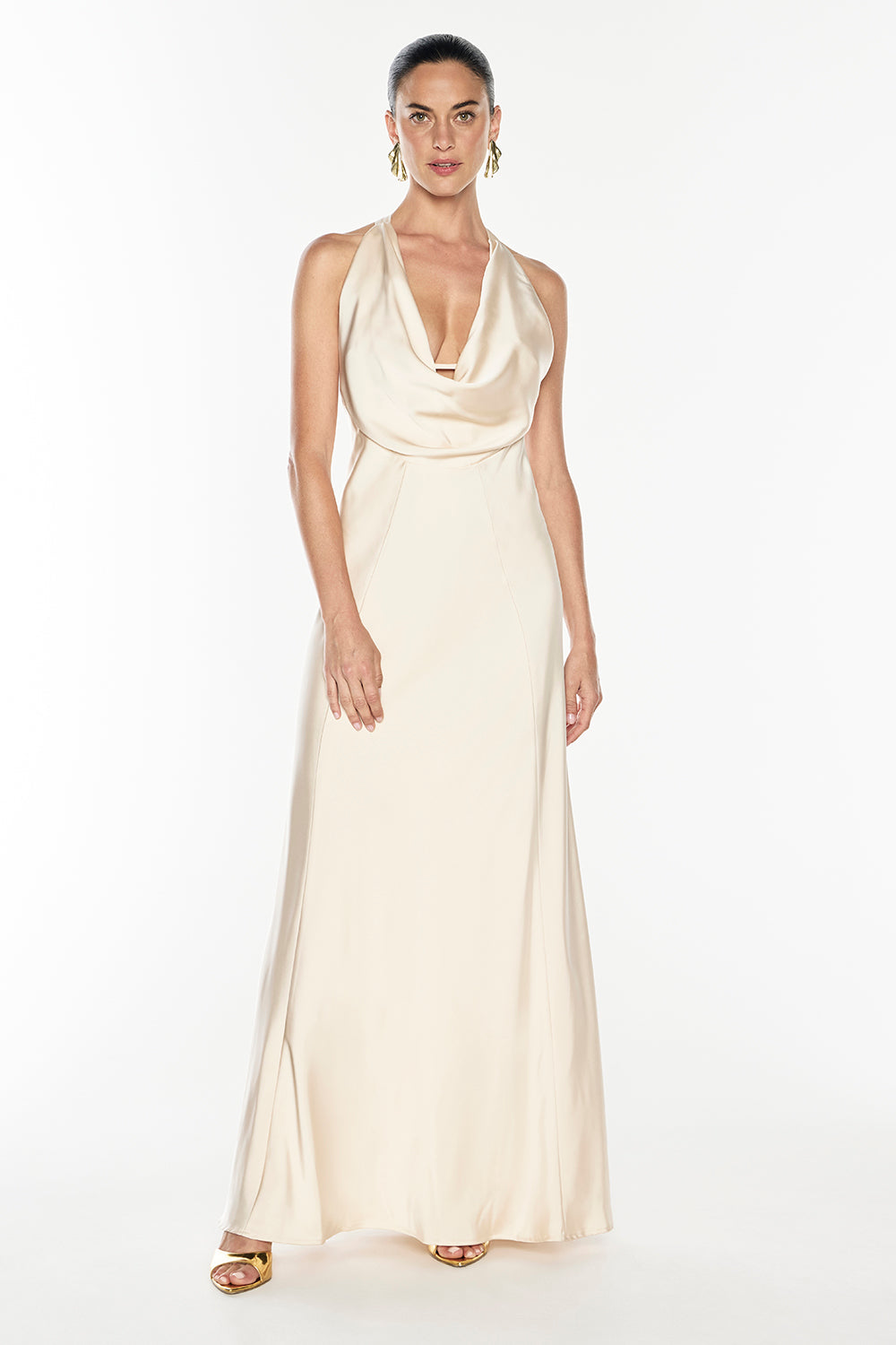 Charmed Cowl Slip Dress