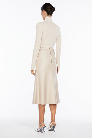 The Fearless Leather Midi Skirt