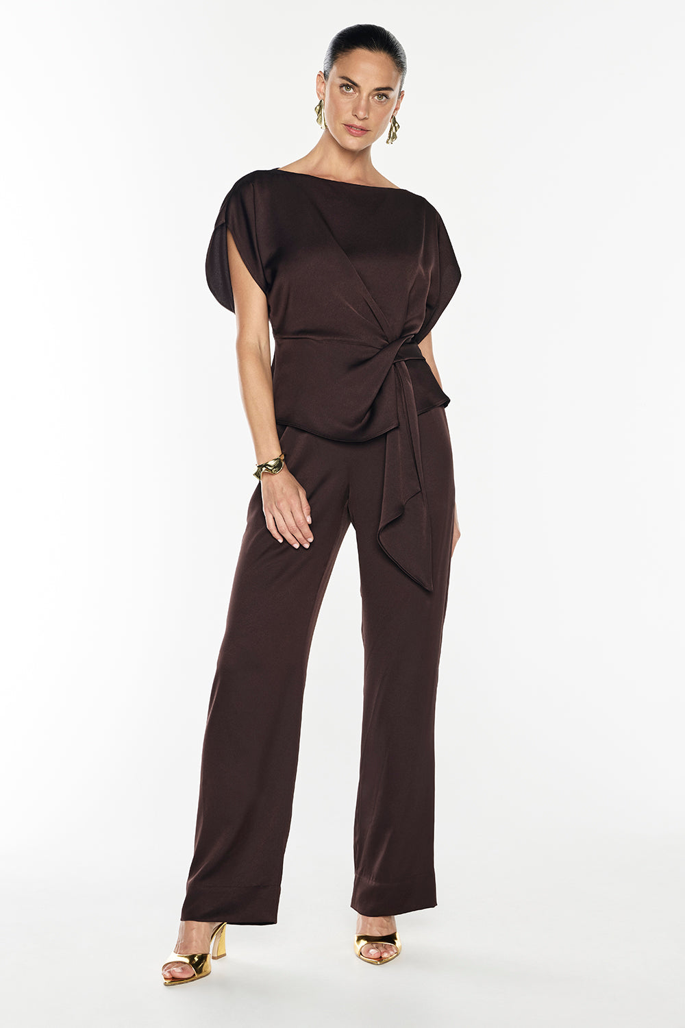 Glossed Over Drape Top