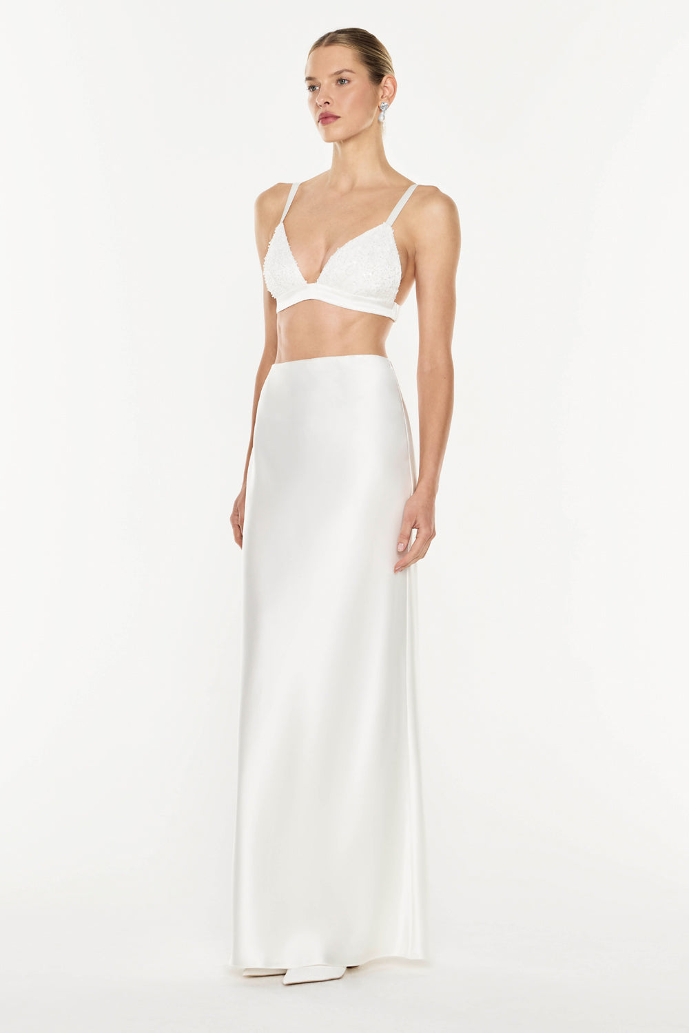 Luminous Bias Maxi Skirt