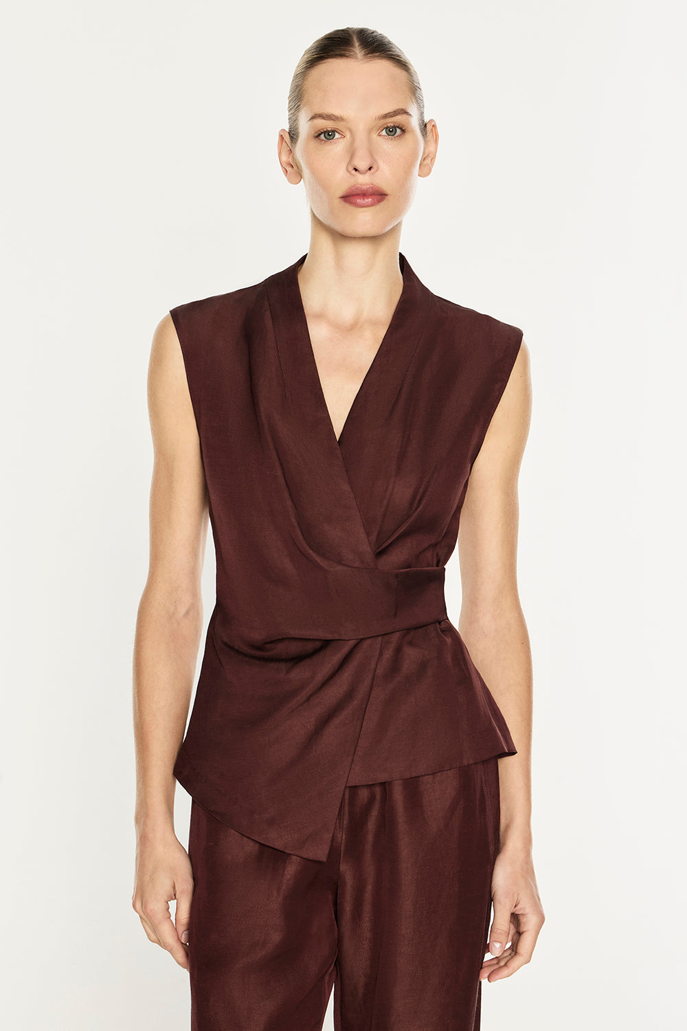 Rich Mix Wrap Top