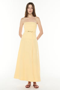 Chasing Sunsets Strapless Dress