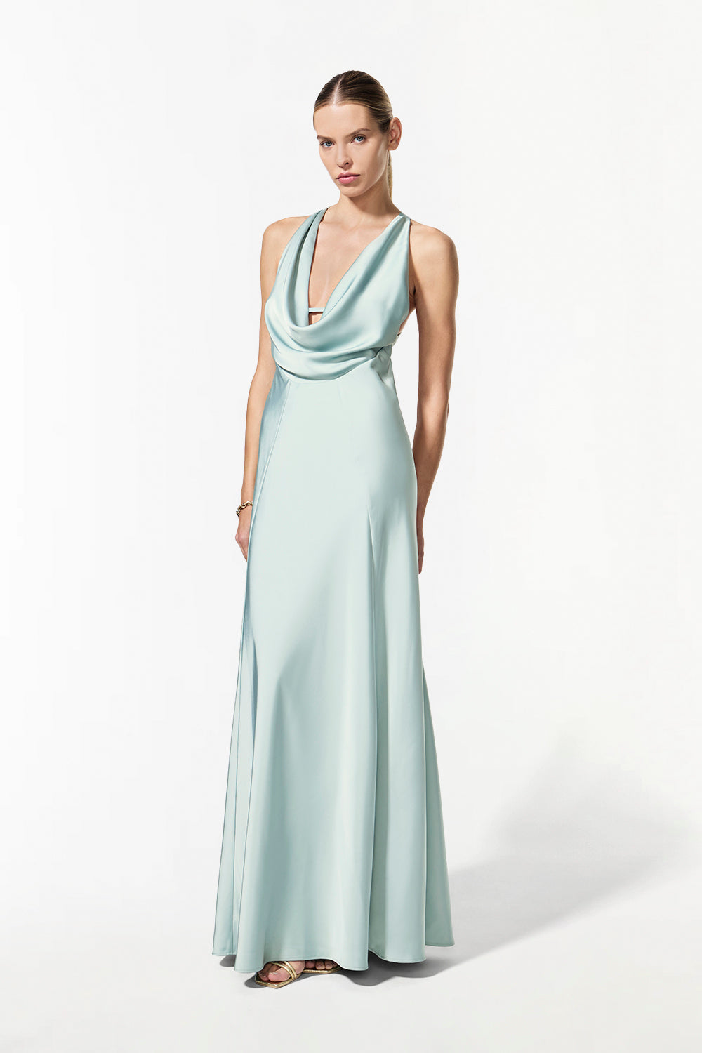 Charmed Cowl Slip Dress