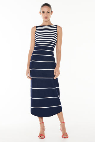 Breton Stripe Knit Dress