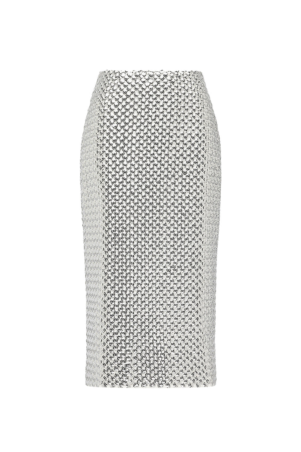 sequins pencil skirt on a white background