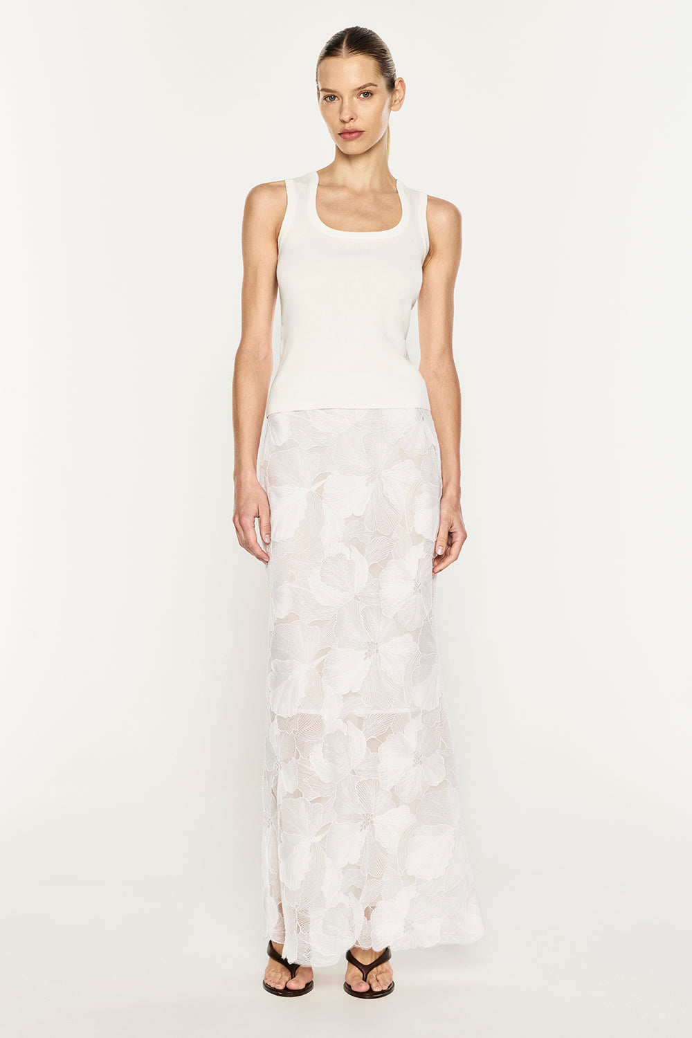 Sheer Force Maxi Skirt