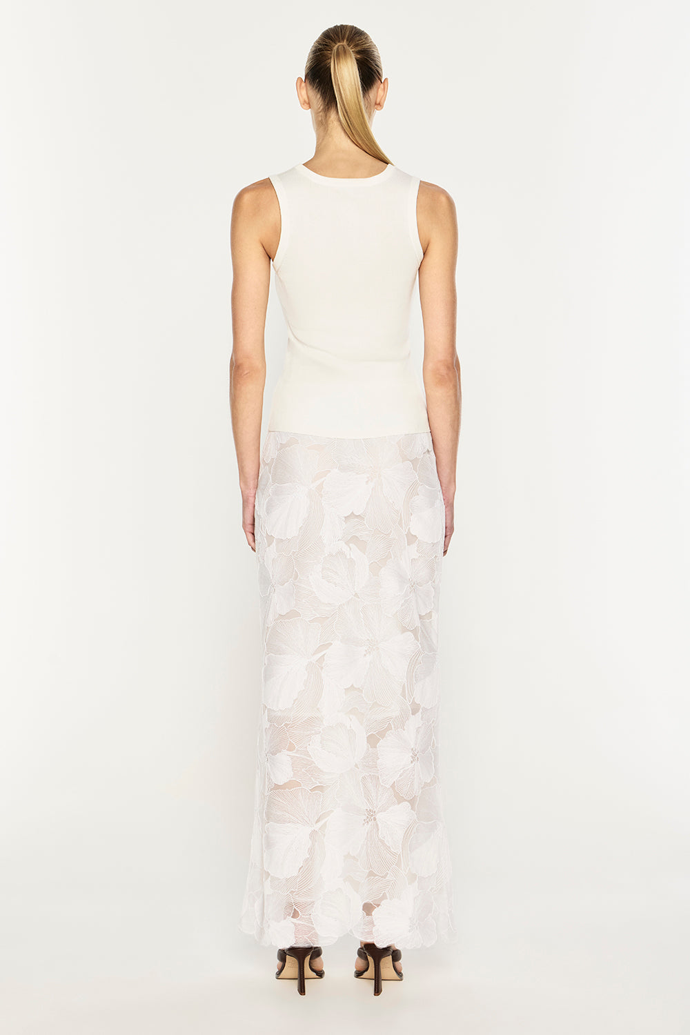 Sheer Force Maxi Skirt