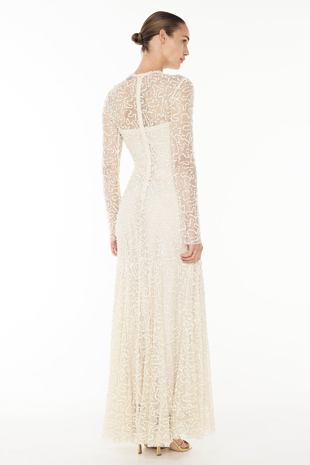 Opera Buff Long Sleeve Dress