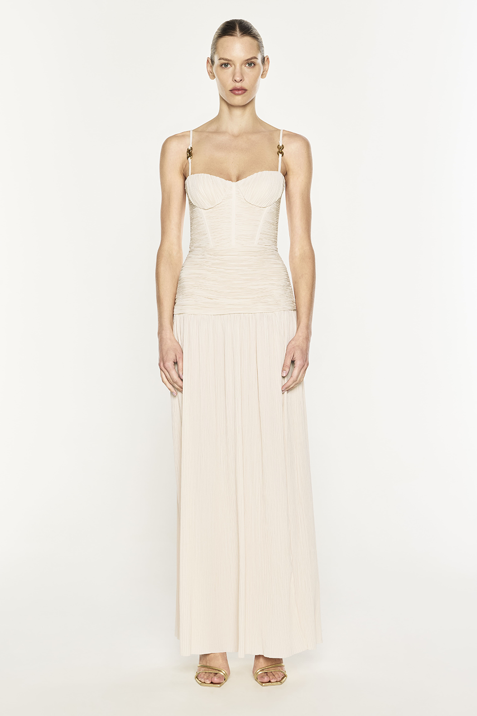 Double Time Pleat Dress