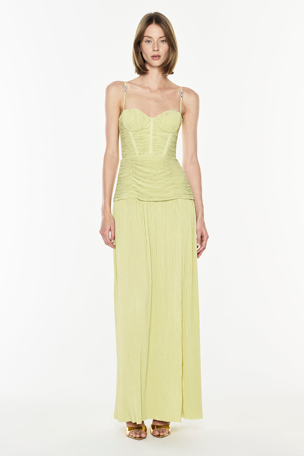 Double Time Pleat Dress