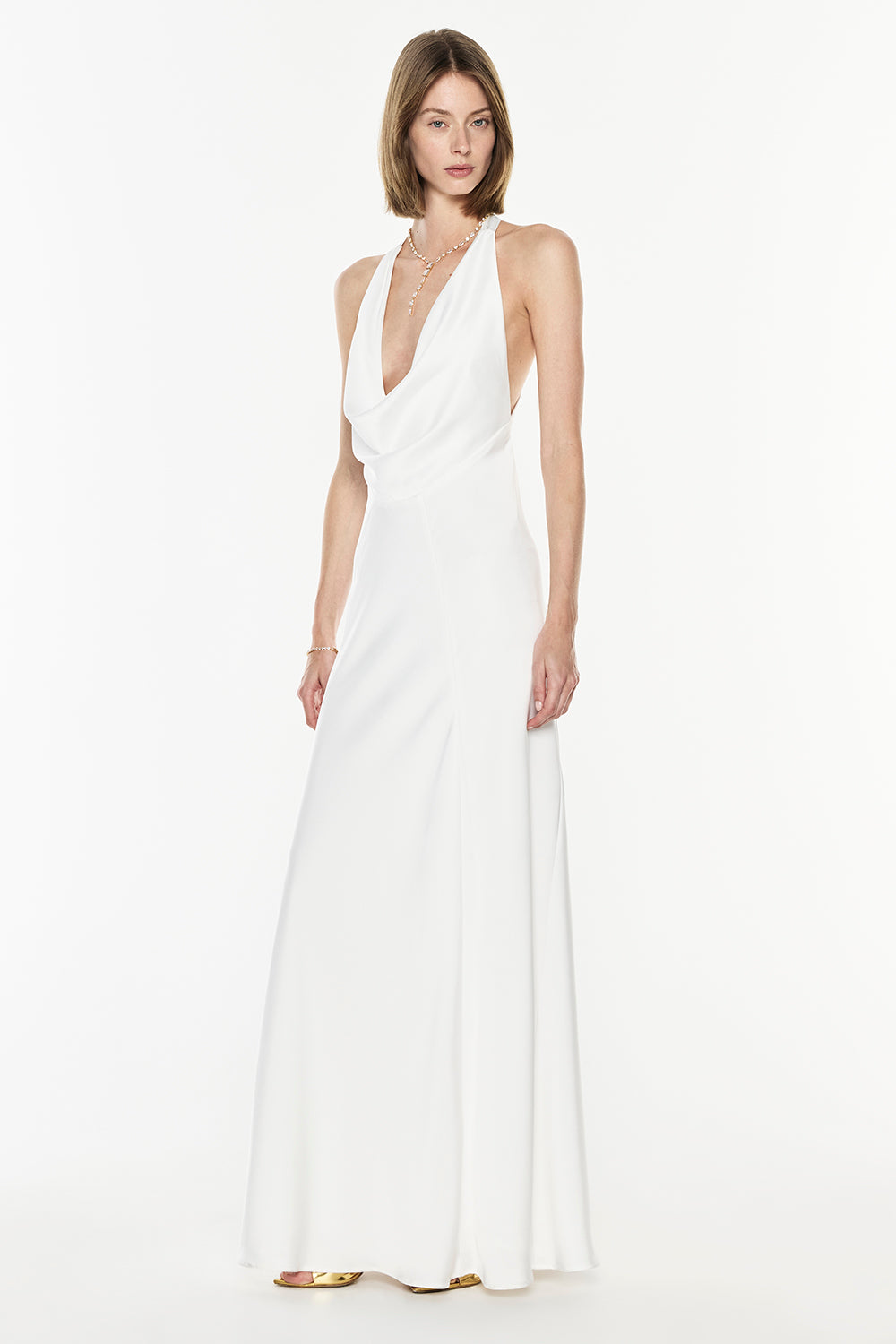 Charmed Cowl Slip Dress