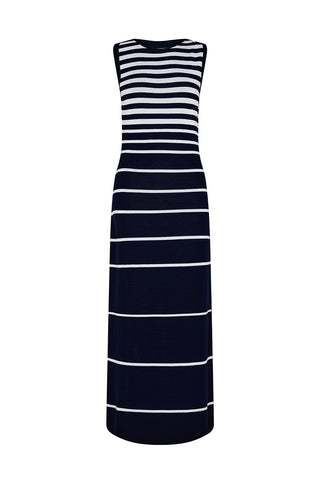 Breton Stripe Knit Dress