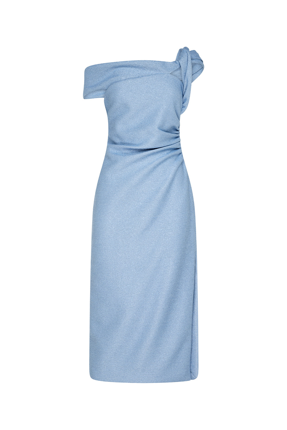 Azure Drift Midi Dress