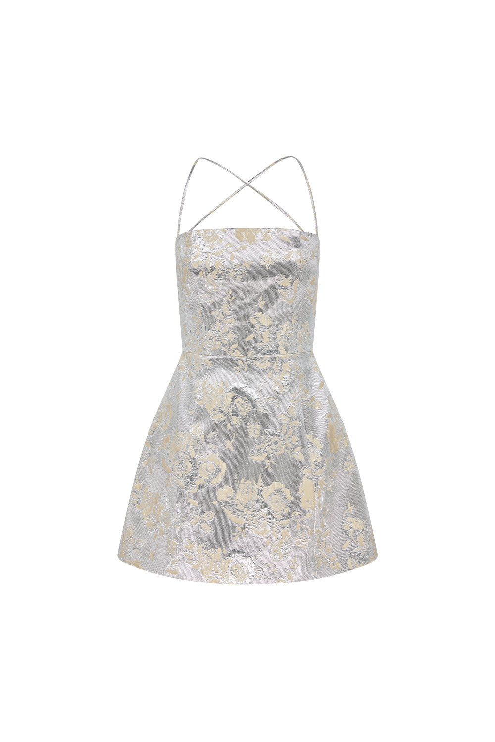 Precious Metal Mini Dress