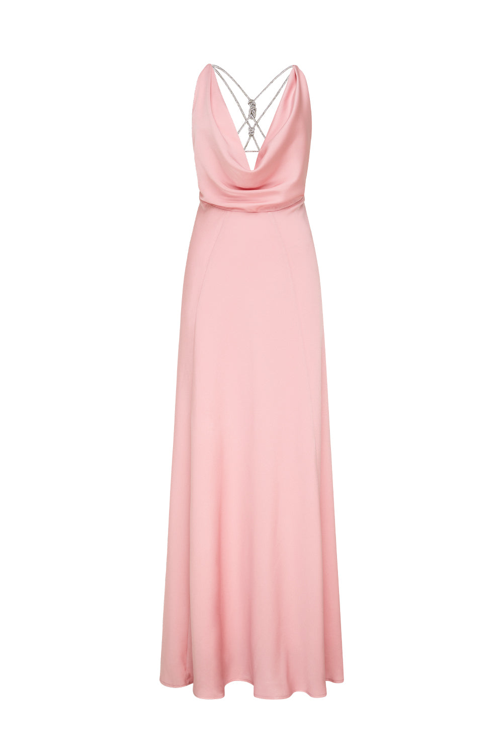 manning cartell pink knit dress First Dance Cowl Sliver