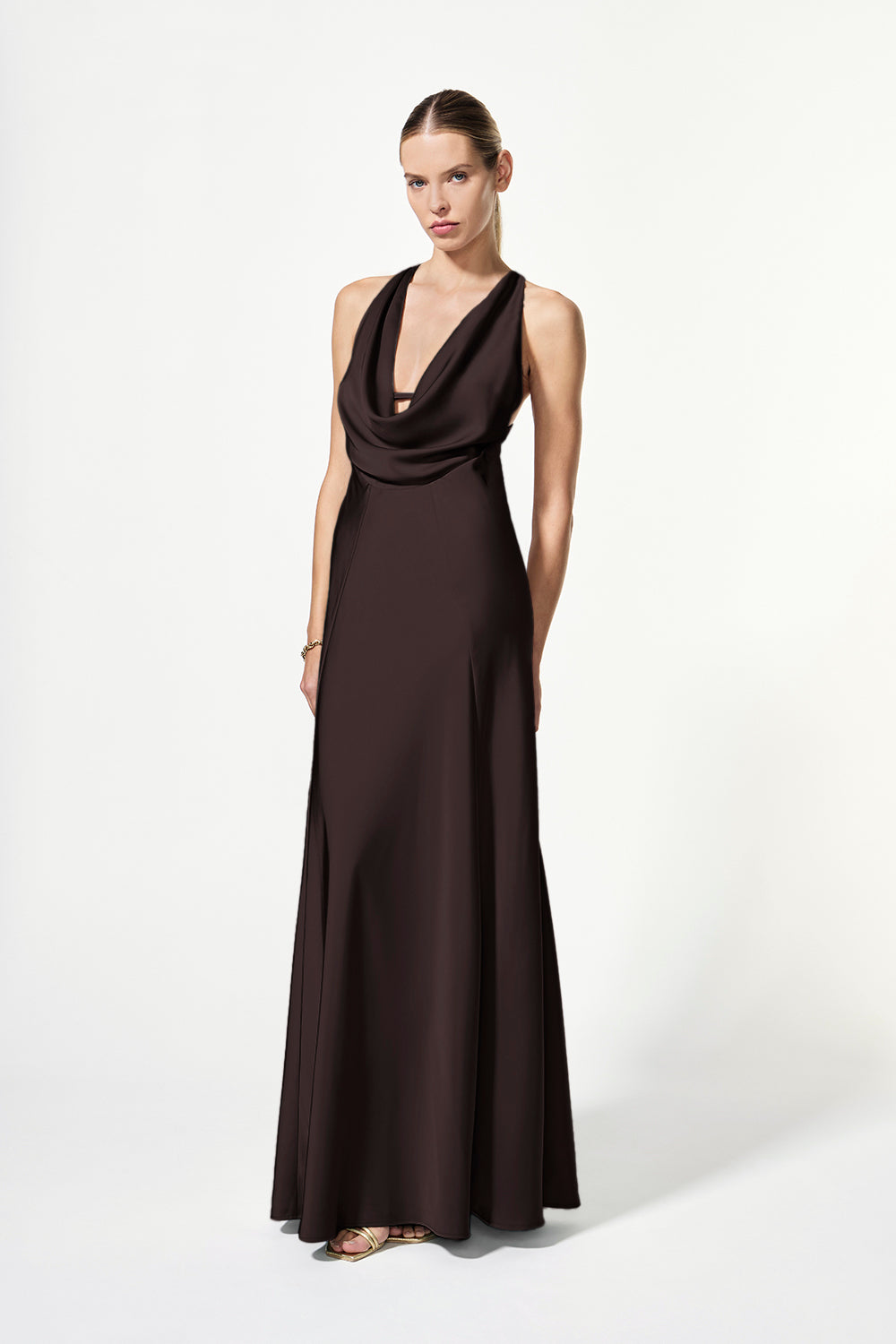 Charmed Cowl Slip Dress
