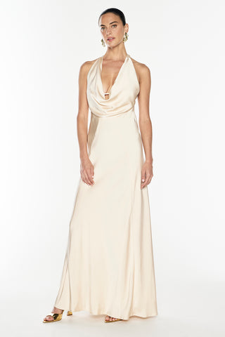 Charmed Cowl Slip Dress