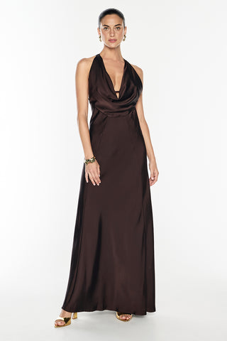 Charmed Cowl Slip Dress