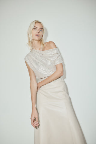 The Fearless Leather Midi Skirt